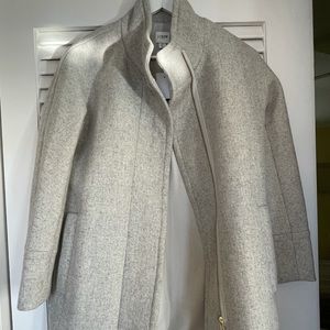 J.Crew Women’s Gray Wool City Coat, NWT